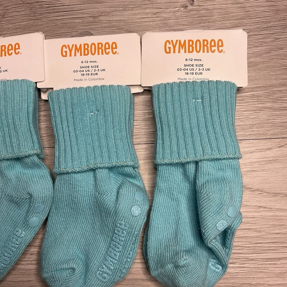 Gymboree Basic Light Blue Boys‎ Size 6-12 M Socks NWT